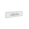 Azar Displays Acrylic Wall Nameplate Sign Holder w/ Adhesive Tape 11.5"wx2.5"h, PK10 122011 - alternate 2